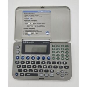 Royal dm3070 Electronic Personal Organizer Digital Planner 192kb